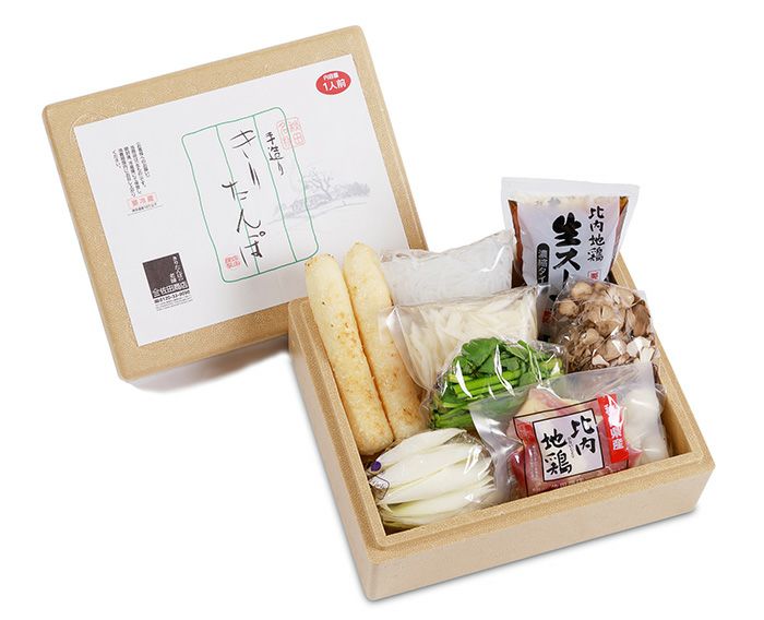 きりたんぽ鍋セット1人前 | きりたんぽの老舗 佐田商店